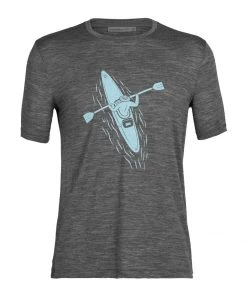 Icebreaker Ice Breaker Men Tech Lite II Short Sleeve Tee Paddle Lines