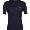 Icebreaker Ice Breaker Men's Tech Lite II Short Sleeve Tee Single Line Camp