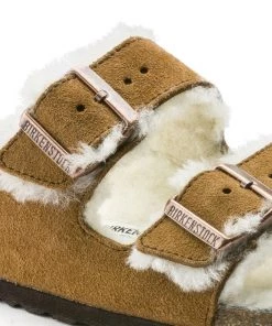 Birkenstock Arizona Mink Shearling Sandal - Regular