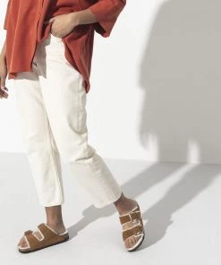 Birkenstock Arizona Mink Shearling Sandal - Regular