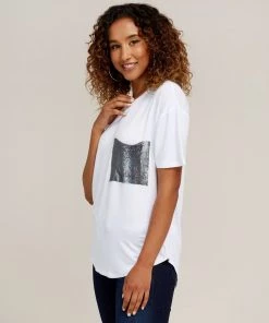 Dex Sequin Pocket Tee * Last Chance