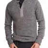 Stanfields Men's Heritage Fleece Lined Heavy Weight Wool Henley