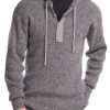 Stanfields Men's Heavy Weight Wool Henley W/ Hood