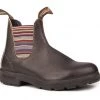 Blundstone 1409 - Original Boot - Stout Brown With Rainbow Elastic