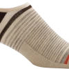 Darn Tough Men's Topless Stripe No Show Hidden Light Sock