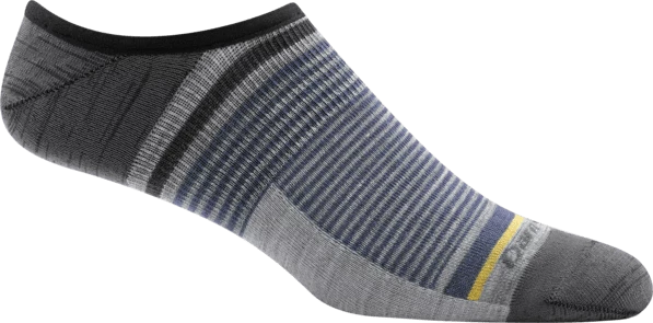 Darn Tough Men's Topless Stripe No Show Hidden Light Sock