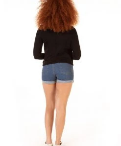 Dex Long Sleeve Stretch Knit Moto Jacket