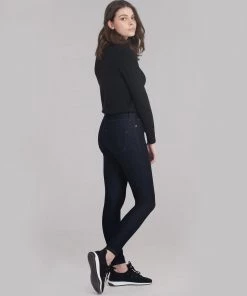Yoga Jeans Rachel Skinny High-Rise Jeans - Serenity