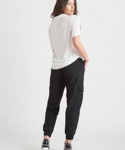 Black Tape_ Black Tape Short Sleeve Polo Blouse