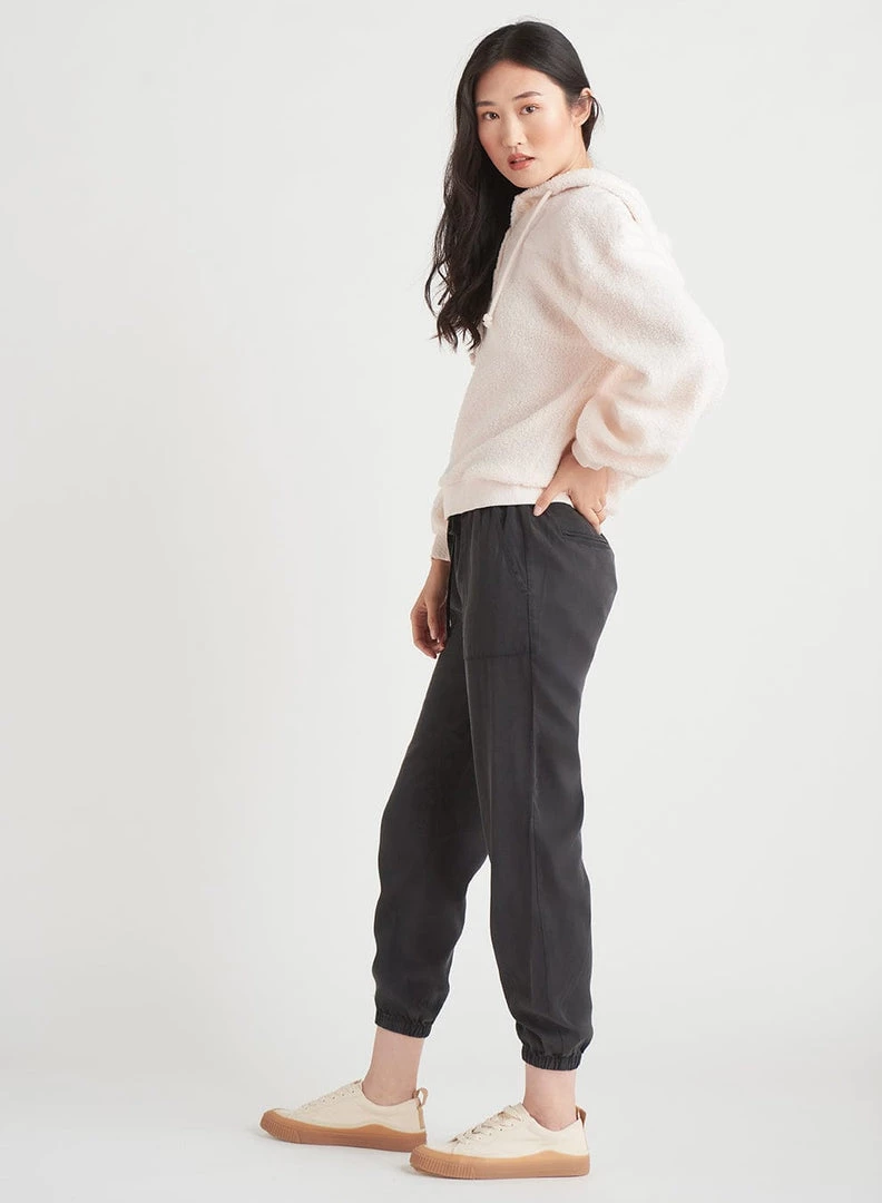 Women Dex Long Sleeve Sherpa Hoodie With Henley Neckline 4 Women Dex Long Sleeve Sherpa Hoodie With Henley Neckline