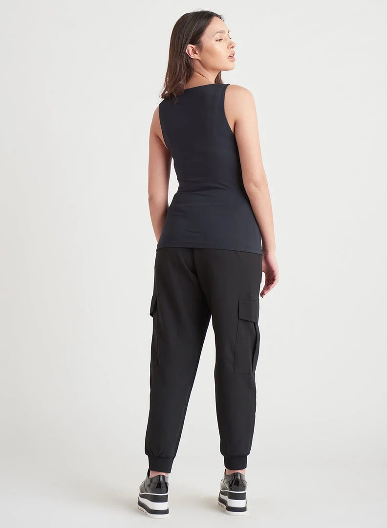 Black Tape_ Black Tape Square Neck Tank 4 Black Tape_ Black Tape Square Neck Tank