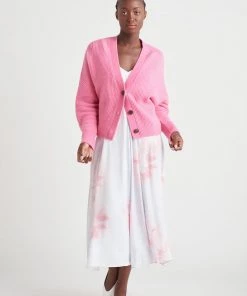 Dex Long Sleeve Oversized Drop Shoulder Cardigan Women