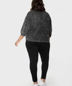 Dex Plus Waffle Knit Top