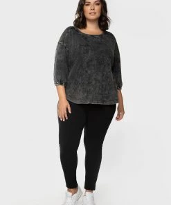 Dex Plus Waffle Knit Top