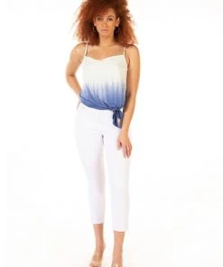 Women Dex Sleeveless Dip Dye Side Tie Cami * Last Chance