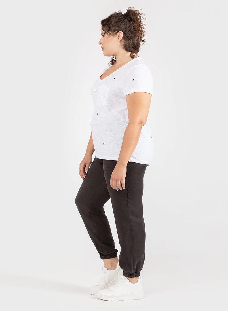 Women Dex Plus Tee With Star Embroidery 4 Women Dex Plus Tee With Star Embroidery