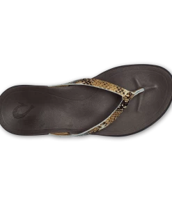 OluKai Women's Ho'Opio Leather Beach Sandals
