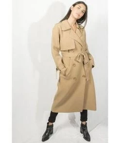 Lyla + Luxe Preston Knit Trench Coat Women's Outerwear