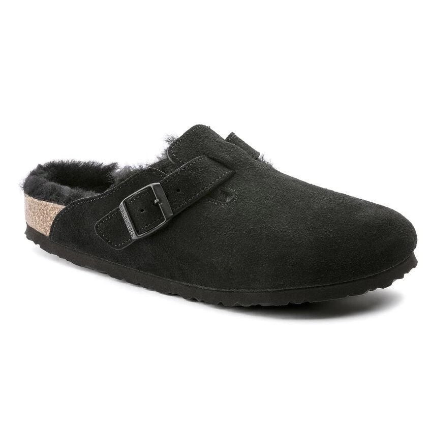 Birkenstock Boston Shearling Black Clog - Regular 3 Birkenstock Boston Shearling Black Clog - Regular
