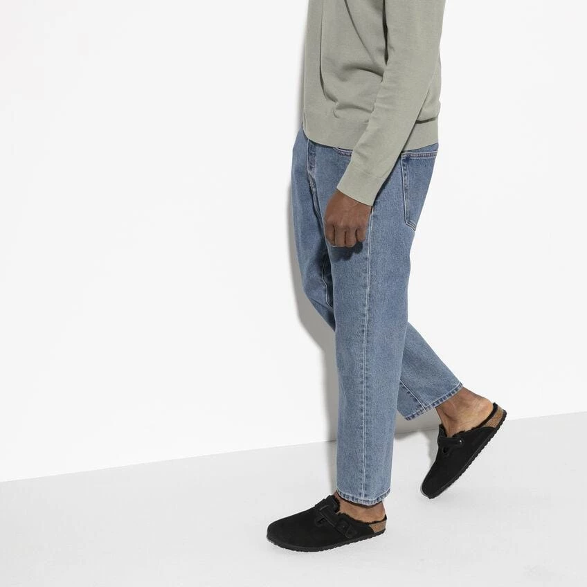 Birkenstock Boston Shearling Black Clog - Regular 10 Birkenstock Boston Shearling Black Clog - Regular