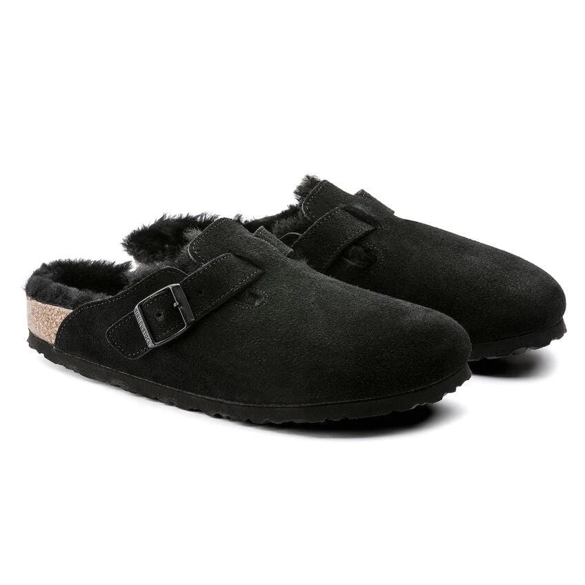 Birkenstock Boston Shearling Black Clog - Regular 5 Birkenstock Boston Shearling Black Clog - Regular