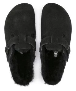 Birkenstock Boston Shearling Black Clog - Regular 19 Birkenstock Boston Shearling Black Clog - Regular