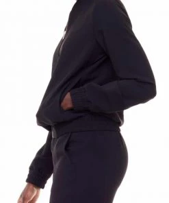 Women's Outerwear Tyler Madison Kamala Silk Bomber Jacket