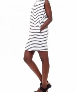 Women Tyler Madison Miley Striped Shoulder Shift Dress