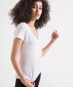 Z SUPPLY Core Crew V-Neck Tee * Last Chance