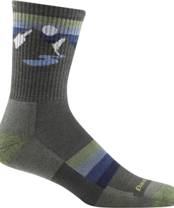 DARN TOUGH Men's Sock (1997) Sunset Ridge Micro Crew Lightweight With Cushion