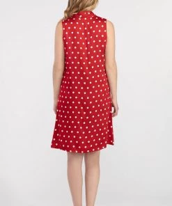 Tribal Women's Sleeveless Neck Tie Dress * Last Chance