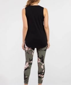 Tribal Women's V-Neck Tank With Side Slit * Last Chance