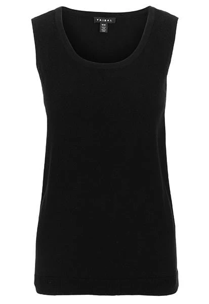 Tribal Women's Sleeveless Sweater 3 Tribal Women's Sleeveless Sweater