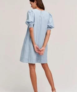 Velvet Naomi Chambray Shift Dress 10 Velvet Naomi Chambray Shift Dress