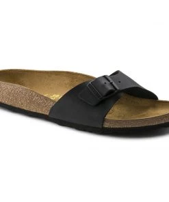 Birkenstock Madrid Black Birko-Flor Sandal - Narrow