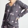 PJ SALVAGE Let's Flamingle Long Sleeve Top * Last Chance