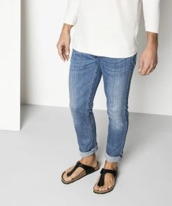 Birkenstock Gizeh Black Birko-Flor Sandals - Regular 16 Birkenstock Gizeh Black Birko-Flor Sandals - Regular