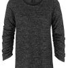 Tribal Longsleeve Crew Neck Top With Shirring Details * Last Chance