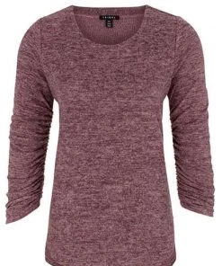 Tribal Longsleeve Crew Neck Top With Shirring Details * Last Chance