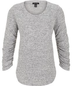 Tribal Longsleeve Crew Neck Top With Shirring Details * Last Chance