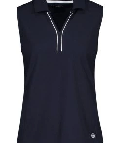 Tribal Sleeveless Polo