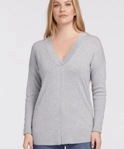 Tribal Women's LS V-Neck Sweater