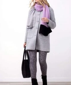 Tribal Reversible Button Front Wool Coat W/ Patch Pockets