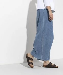 Birkenstock Arizona Dark Brown Birko-Flor Sandal - Regular