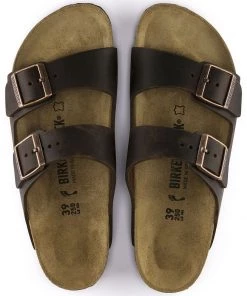 Birkenstock Arizona Habana Oiled Leather Sandal - Regular