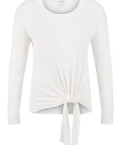 Tribal Long Sleeve Top With Adjustable Knot