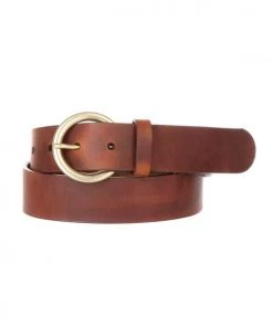 Accessories Brave Leather Milena Circle Buckle Bridle Belt