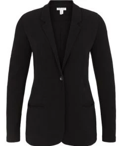 Tribal Women's Blazer With Knit Sleeves