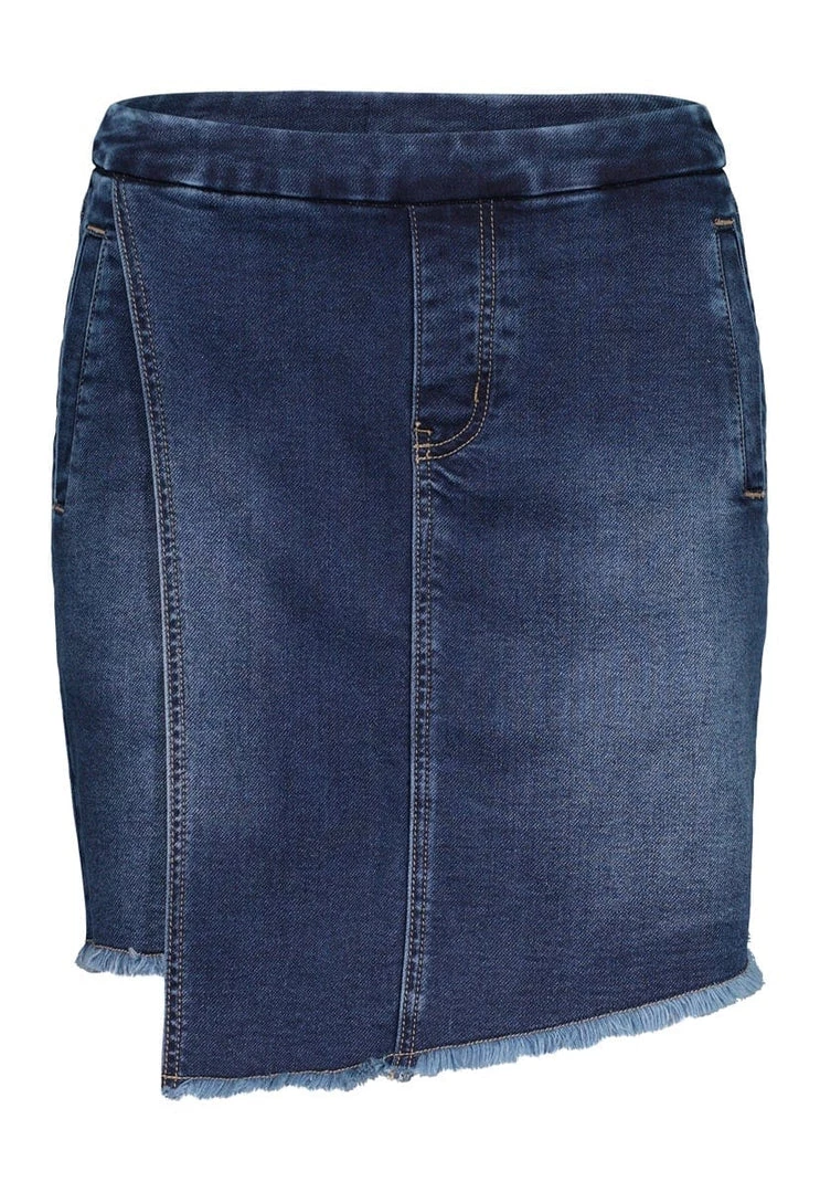 Tribal Pull On Skort With Freyed Hem * Last Chance 3 Tribal Pull On Skort With Freyed Hem * Last Chance