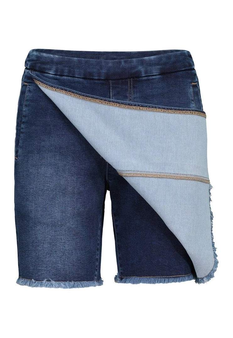 Tribal Pull On Skort With Freyed Hem * Last Chance 4 Tribal Pull On Skort With Freyed Hem * Last Chance